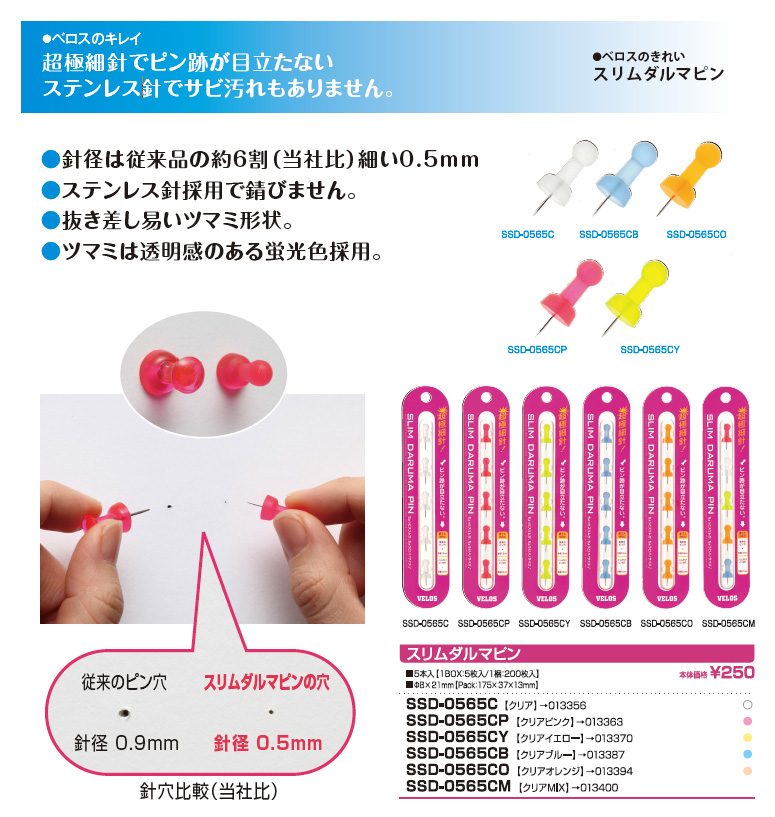 スリムダルマピン – ベロス株式会社